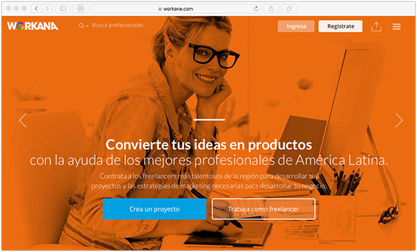 Workana.com la primera y más grande red de  freelancers de América Latina