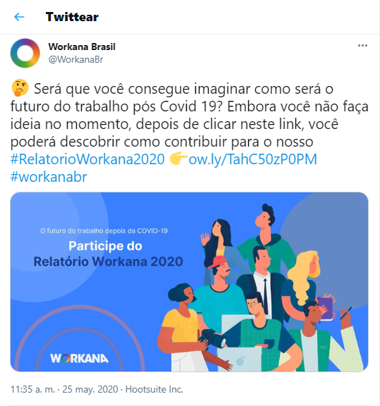 Workana Brasil no Twitter - Trabalho remoto depois da pandemia de covid 19