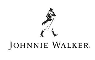 ejemplo de aplicacion de la ley de cierre Gestalt en el logo de Johnnie Walker 