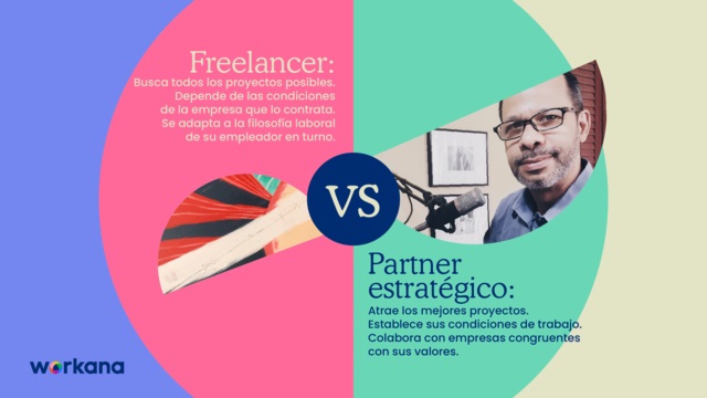 freelancer vs partner estrategico - infografia workana